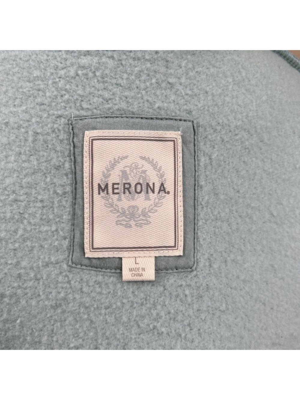 Merona Vintage Pale Blue Car Coat Size L - Picture 5 of 9